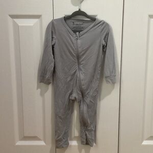 Grey Baby One Piece Zippy